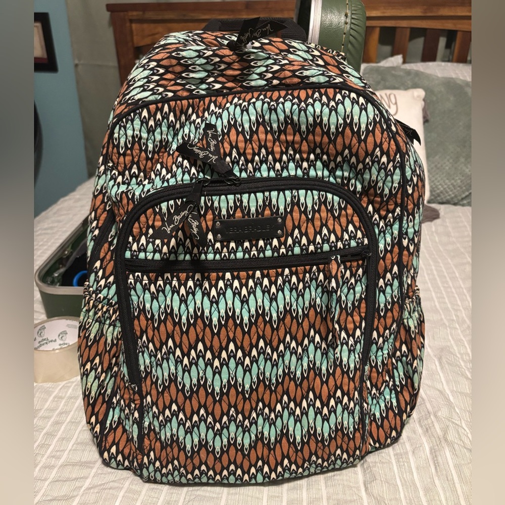 Vera Bradley Backpack and wallet